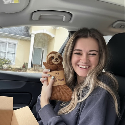 Cuddly Sloth Socks