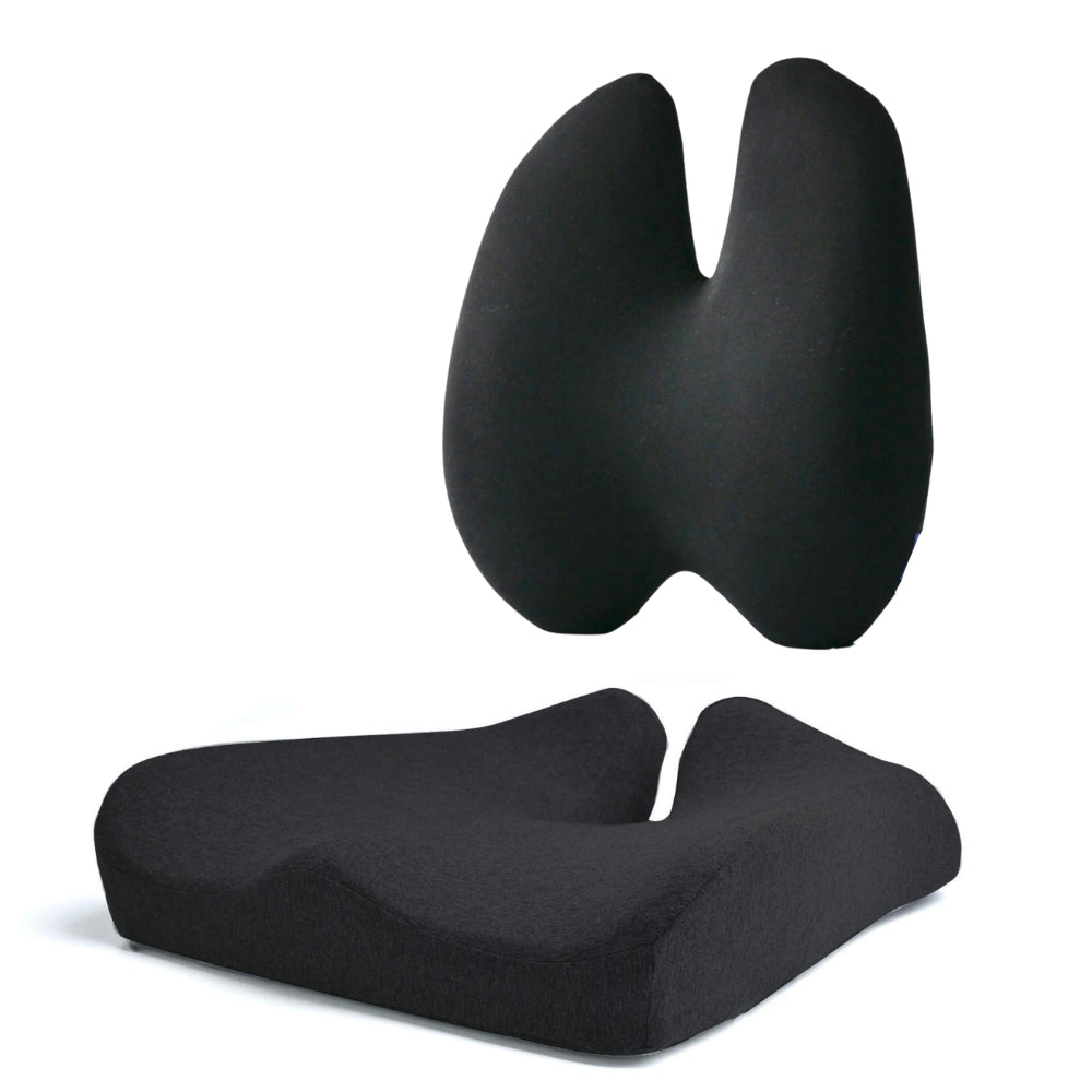 Pack Confort Absolu (Coussin d'assise + Coussin Lombaire)