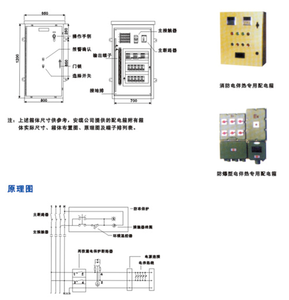 PDX电伴热防爆配电箱(图2)